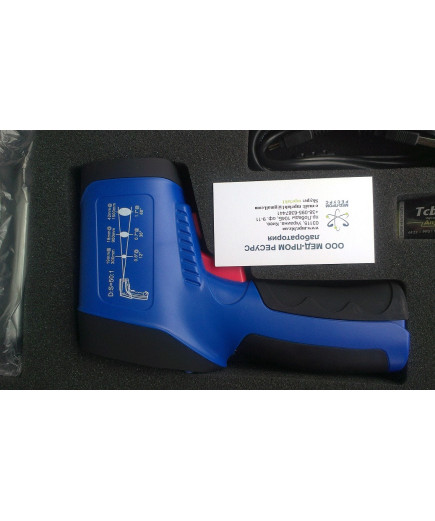 Пірометр FLUS IR-866U (-50...+2250 ºC; EMS 0,1-1,0) ПО, Кейс (50:1)