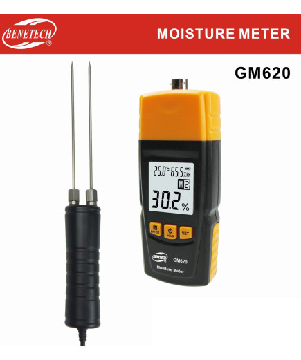 Вологомір деревини Benetech GM620 (5-70%) з 4 режимами для 28 порід