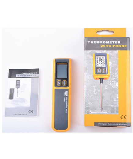 Цифровий термометр для м'яса зі щупом VA6502 (-50С ...+270 С)