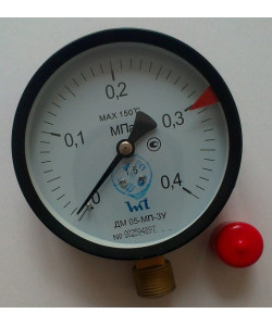Манометр ДМ 05-МП-3У 0,4 МПа ТУ.У 33.2 - 14307481-031:2005