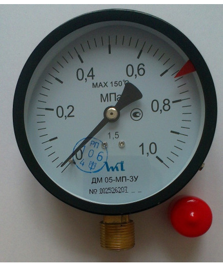 Манометр ДМ 05-МП-3У 1 МПа ТУ.У 33.2 - 14307481-031:2005