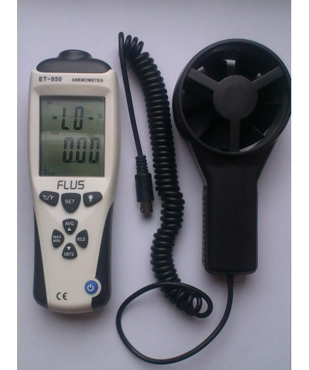 Анемометр FLUS ET-950 з виносною крильчаткою