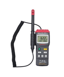 Цифровий термо-гігрометр Mastech MS6505 (Temp: від -20 °C до +60 °C; RH: 0-100%) з виносним датчиком, ЗА