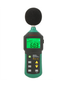Шумомір Mastech MS6702 (30-130 dB) з вимірюванням температури і вологості (-20°C До + 60°C; 0-100%)
