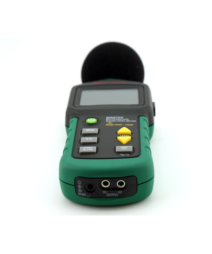 Шумомір Mastech MS6702 (30-130 dB) з вимірюванням температури і вологості (-20°C До + 60°C; 0-100%)