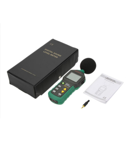 Шумомір Mastech MS6702 (30-130 dB) з вимірюванням температури і вологості (-20°C До + 60°C; 0-100%)