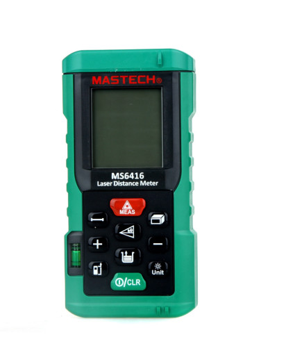 Лазерний далекомір ( лазерна рулетка ) Mastech MS6416 (0,046-60 м) проводить вимірювання V, S, H, пам'ять 99