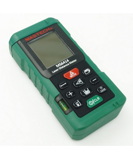 Лазерний далекомір ( лазерна рулетка ) Mastech MS6414 (0,046-40 м) проводить вимірювання V, S, H, пам'ять 99