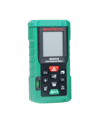 Лазерний далекомір ( лазерна рулетка ) Mastech MS6418 (0,046-80 м) проводить вимірювання V, S, H, пам'ять 99