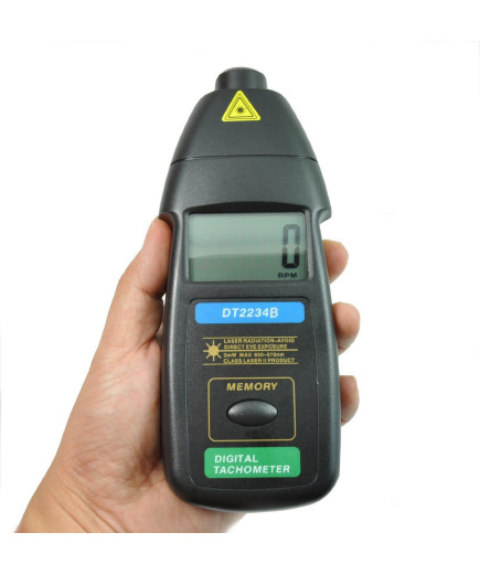 Лазерний безконтактний тахометр Walcom DT-2234B (50-1500мм) (2,5-99999 об/хв) MAX, MIN
