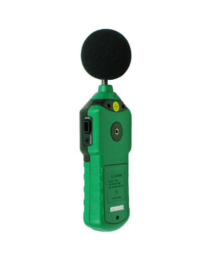Шумомір Mastech MS6700 (30-130 dB) в пило і вологозахищеному прогумованому корпусі