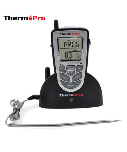 Бездротовий термометр (до 100 м) зі щупом для приготування їжі ThermoPro TP-09