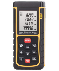 Професійний Лазерний Далекомір HAMMER DSL 80 (SR80WE) (0.02 м до 80.0 м)