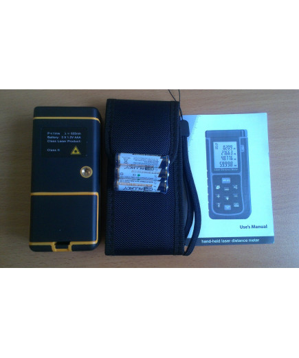 Професійний Лазерний Далекомір HAMMER DSL 80 (SR80WE) (0.02 м до 80.0 м)