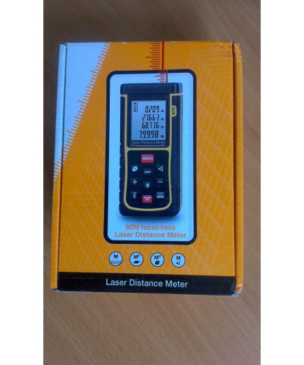 Професійний Лазерний Далекомір HAMMER DSL 80 (SR80WE) (0.02 м до 80.0 м)