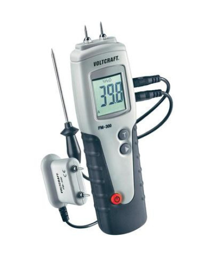 Вологомір деревини Voltcraft FM-300 з виносним датчиком температури та вологості