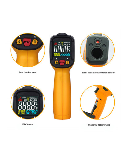 Пірометр PeakMeter PM6530C EMS:0,1-1,00