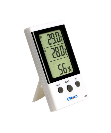 Термо-гігрометр Elitech DT-3 (Великобританія) ( -30°C... +50°C; 20%...99%) з термопарою 1.7 м (-50...+70°C)