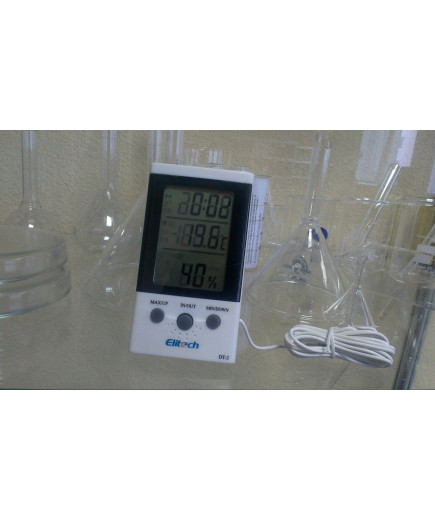 Термо-гігрометр Elitech DT-2 (Великобританія) ( -30°C... +50°C; 20%...99%) з термопарою 2 м (-50...+70°C)