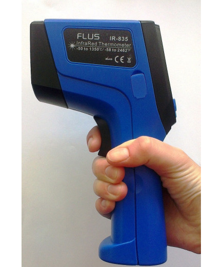 Пірометр FLUS IR-835 з термопарою К-типу (-50 ° с до +1370℃)