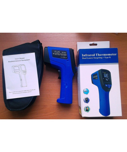 Пірометр FLUS IR-834 (-50...+1100 С) з термопарою К-типу (-50 ° с до +1370℃)