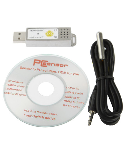 USB 2.0 PC TEMPerNTC реєстратор температури ( даталогер:, термологгер ), діапазон температур -50-+150 ℃