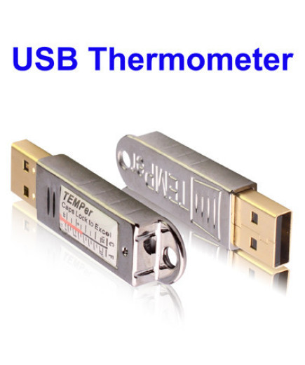 USB реєстратор температури ( даталогер:, термологгер ), діапазон температур -55-+125 ℃