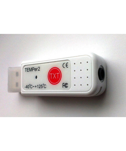 USB реєстратор температури Double sensor TEMPer2 (-40...+125 C) з виносним водозахищеним датчиком, ЗА