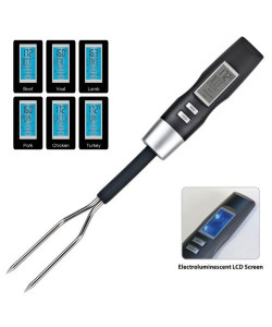 Професійний цифровий термометр-вилка для м'яса DIGITAL FORK S-221