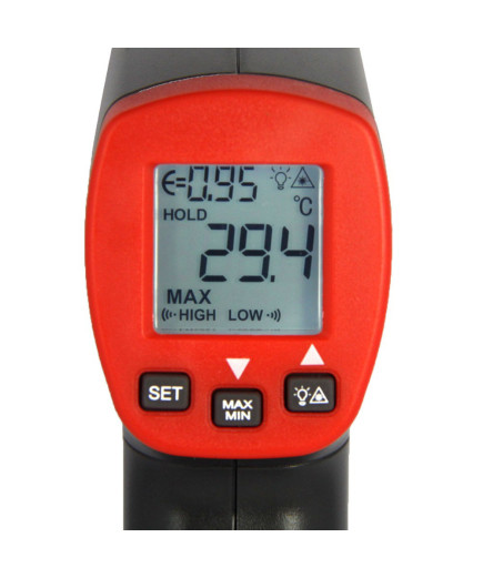Пірометр UNIT UT300S (-32...+400℃) D:S:12:1 EMS:0,1-1,0