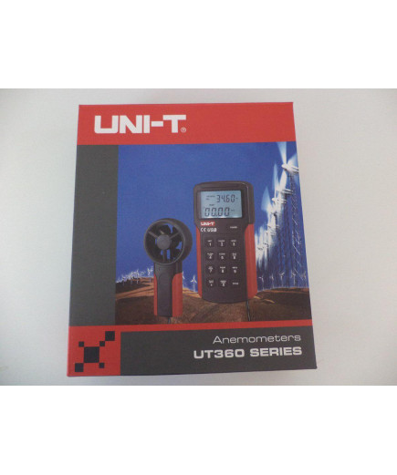 Анемометр UNIT UT362, USB, Пам'ять