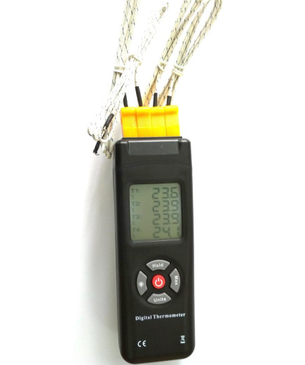 Канальний термометр NKTECH MPR-9815 (від -50 до +1350 °C) з термопарою К-типу