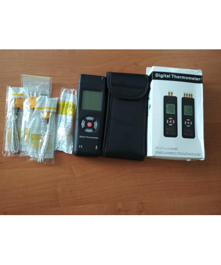 Канальний термометр NKTECH MPR-9815 (від -50 до +1350 °C) з термопарою К-типу