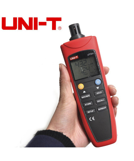 Термогігрометр UNIT UT331+, USB-інтерфейс, точка роси