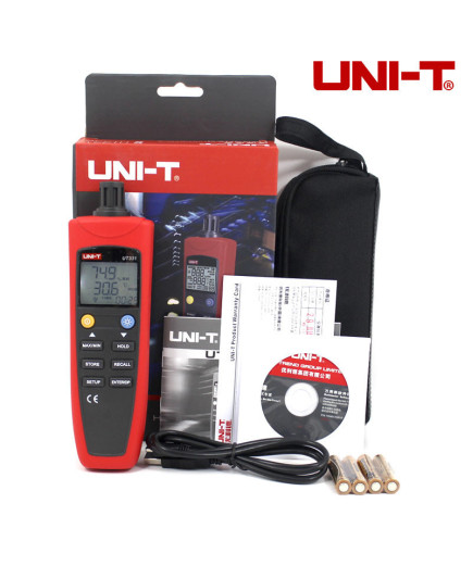 Термогігрометр UNIT UT331+, USB-інтерфейс, точка роси