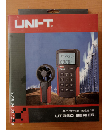 Анемометр UNIT UT361 з пам'яттю
