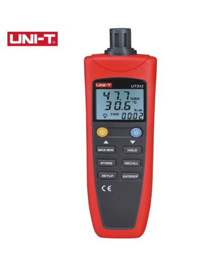 Термогігрометр UNIT UT332+, USB-інтерфейс, точка роси