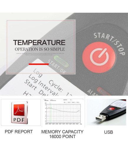 Реєстратор температури Elitech Temlog LogSt-5 (-30 °C ... + 70 °C)