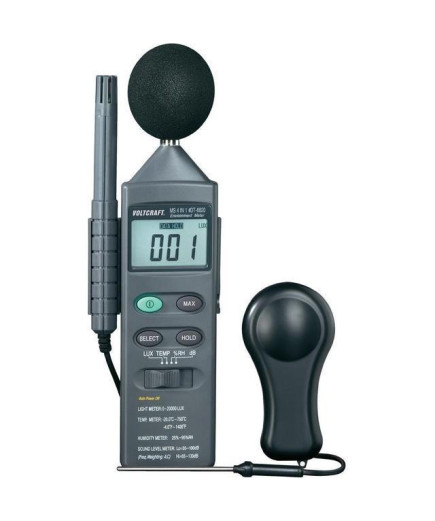 Voltcraft DT 8820 (4 в 1): шумомір, люксметр, гігрометр, термометр