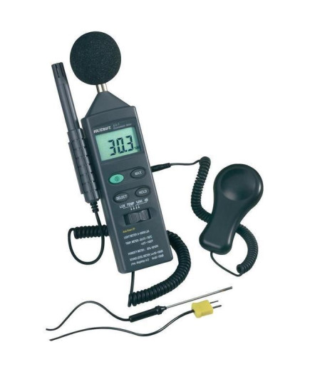 Voltcraft DT 8820 (4 в 1): шумомір, люксметр, гігрометр, термометр