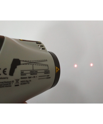 Пірометр Voltcraft IR-SCAN-350RH / 2 (-50 ... +380 ° C). Сканер Dew (точки роси)