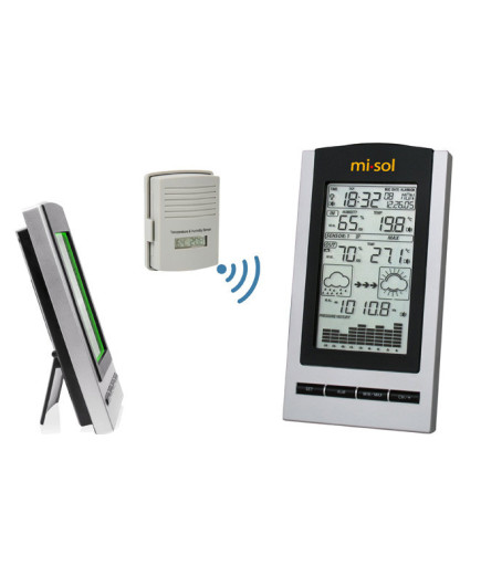 Метеостанція MISOL WH 1150 (вимірювання вологості, температури, тиску, точки роси та прогноз погоди)