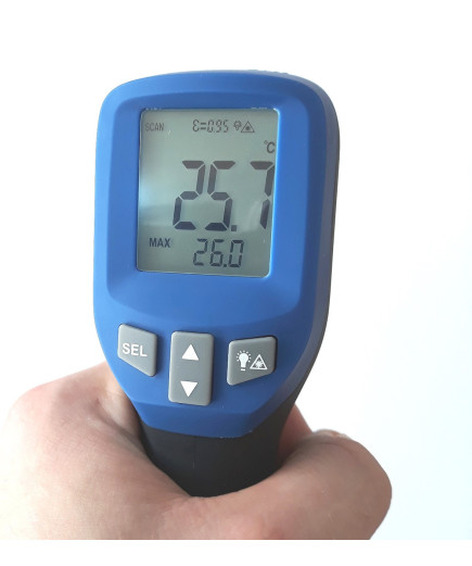Пірометр Flus IR-831 (-30-1350 ℃) EMS 0,1-1,0; DS: 30:1