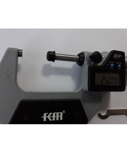 Микрометр цифровой KM-2133-50 / 0.001 (25-50 мм) в водозащищённом металлическом корпусе IP 65