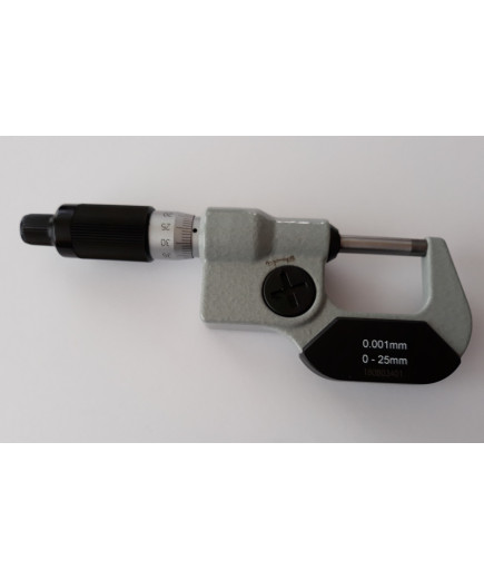 Мікрометр цифровий KM-2133-25 / 0.001 (0-25 мм) у водозащищенном металевому корпусі IP 65