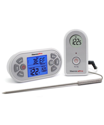 Бездротовий термометр (до 100 м) зі щупом для приготування їжі ThermoPro TP-21