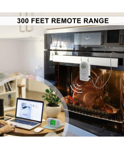 Бездротовий термометр (до 100 м) зі щупом для приготування їжі ThermoPro TP-21