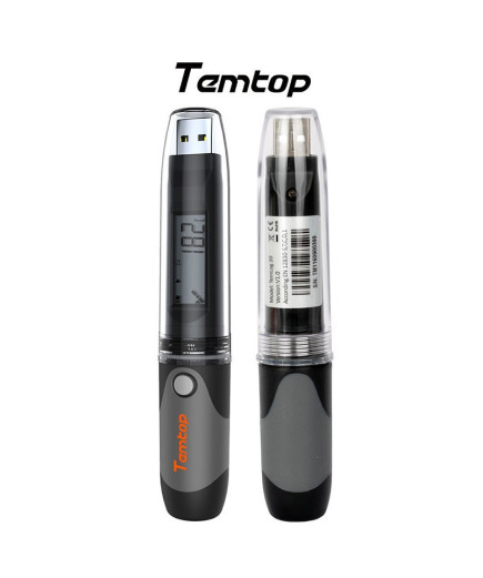 Реєстратор температури Temtop Temlog20 (-30...+70 °С; ±0.5℃) Пам'ять 32000. PDF. IP65