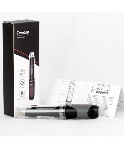 Реєстратор температури Temtop Temlog20 (-30...+70 °С; ±0.5℃) Пам'ять 32000. PDF. IP65
