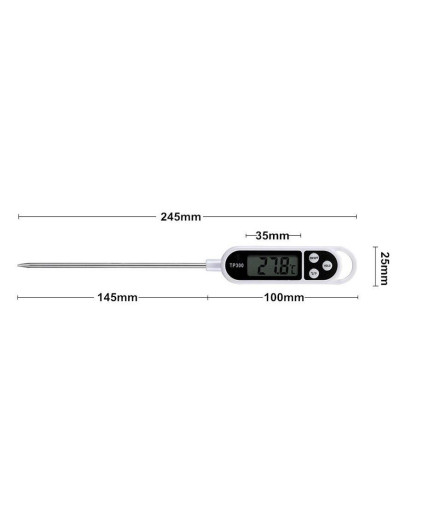 Цифровий термометр KCASA TP300 (-50...+330 °C)